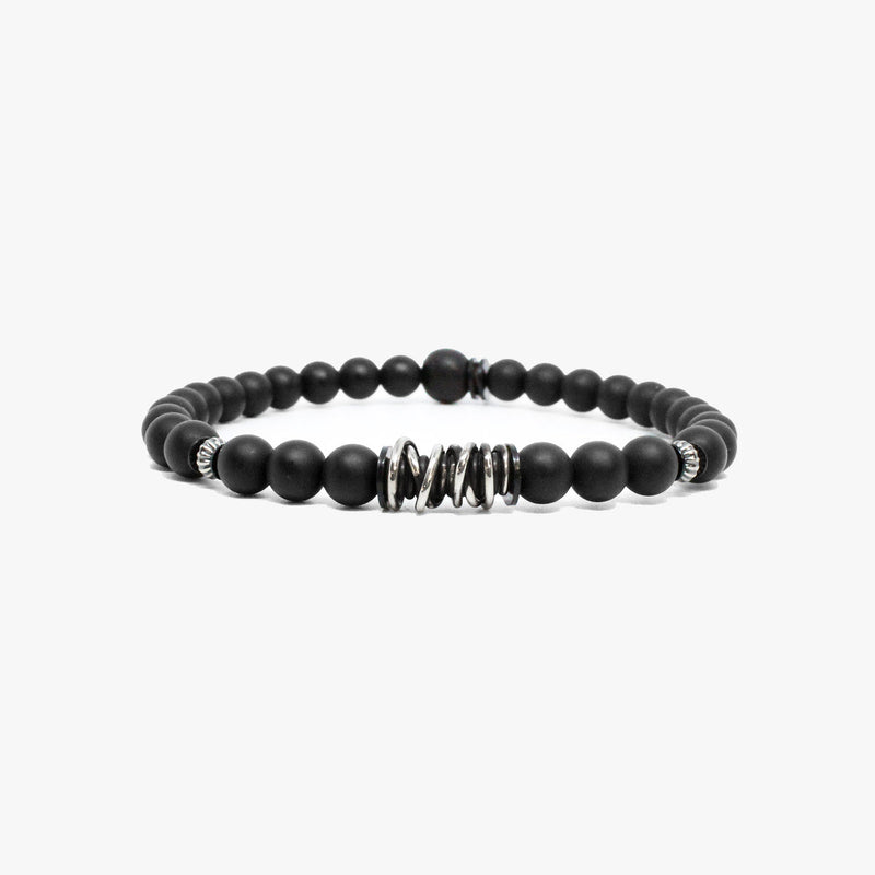 Sterling Wire Wrap, Black Onyx  |  Dial