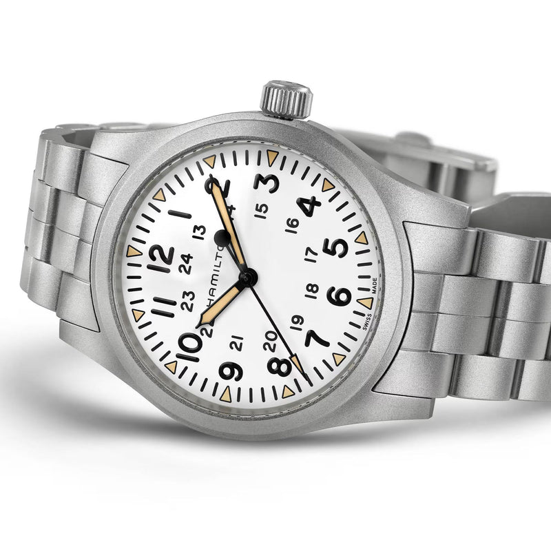 Khaki Field Mechanical Silver/SS | White Dial