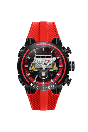 Deimos Chronograph Star Trek Galileo Limited Edition | Red Dial