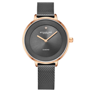 Symphony Quartz Classic Grey/Rose | Grey Dial