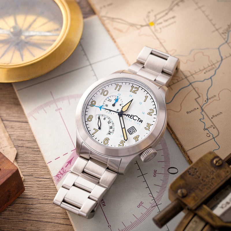 Altitude Japan Quartz White / Stainless Steel |  Dial