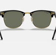 CLUBMASTER CLASSIC UNISEX / BLACK - CRYSTAL GREEN POLARIZED