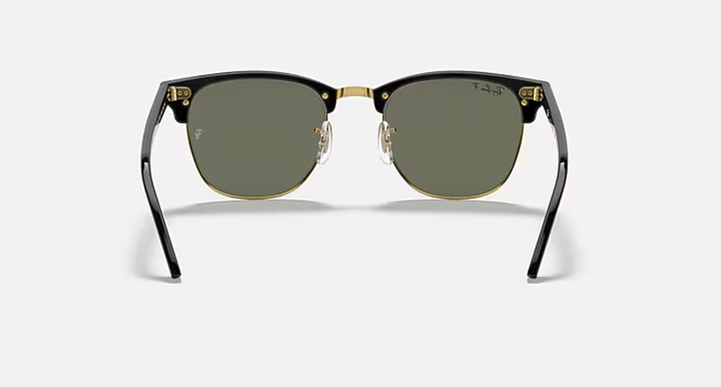 CLUBMASTER CLASSIC UNISEX / BLACK - CRYSTAL GREEN POLARIZED