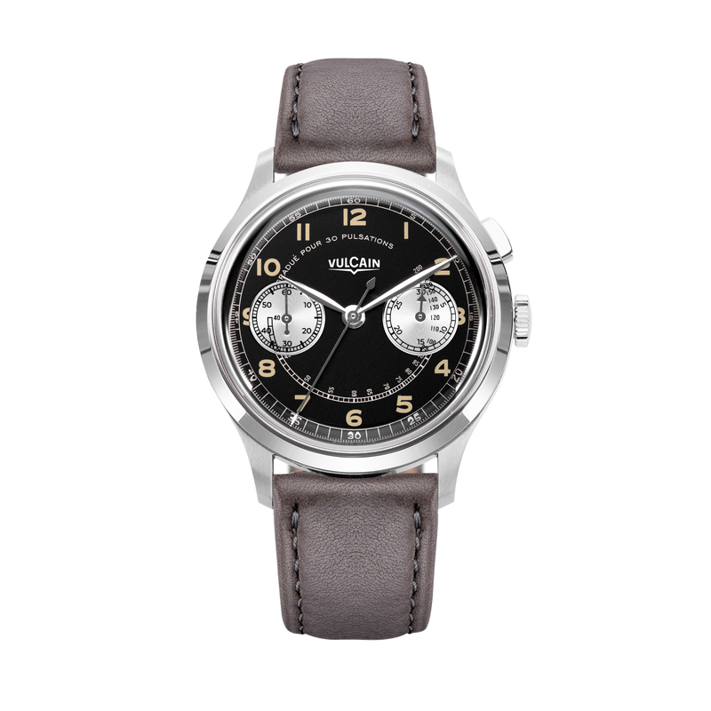 Monopusher Heritage Black & White / Grey | Black / Silver Dial
