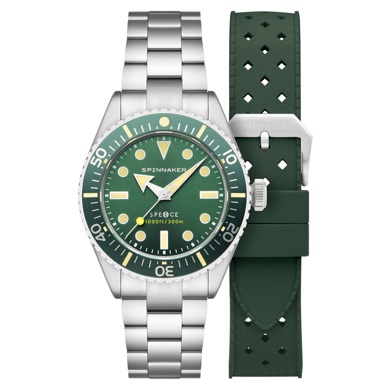 Spence 300 Automatic Green/Stainless Steel | Green Dial