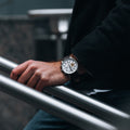 Hawker Hurricane Classic Chronograph White / Leather | White Dial