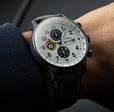 Hawker Hurricane Classic Chronograph White / Gray / Leather | White Dial