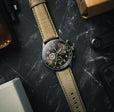 Hawker Hurricane Classic Chronograph Gray Dial / Leather | Gray Dial