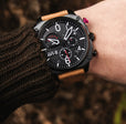 Hawker Hunter Retrograde Chronograph | Black Dial