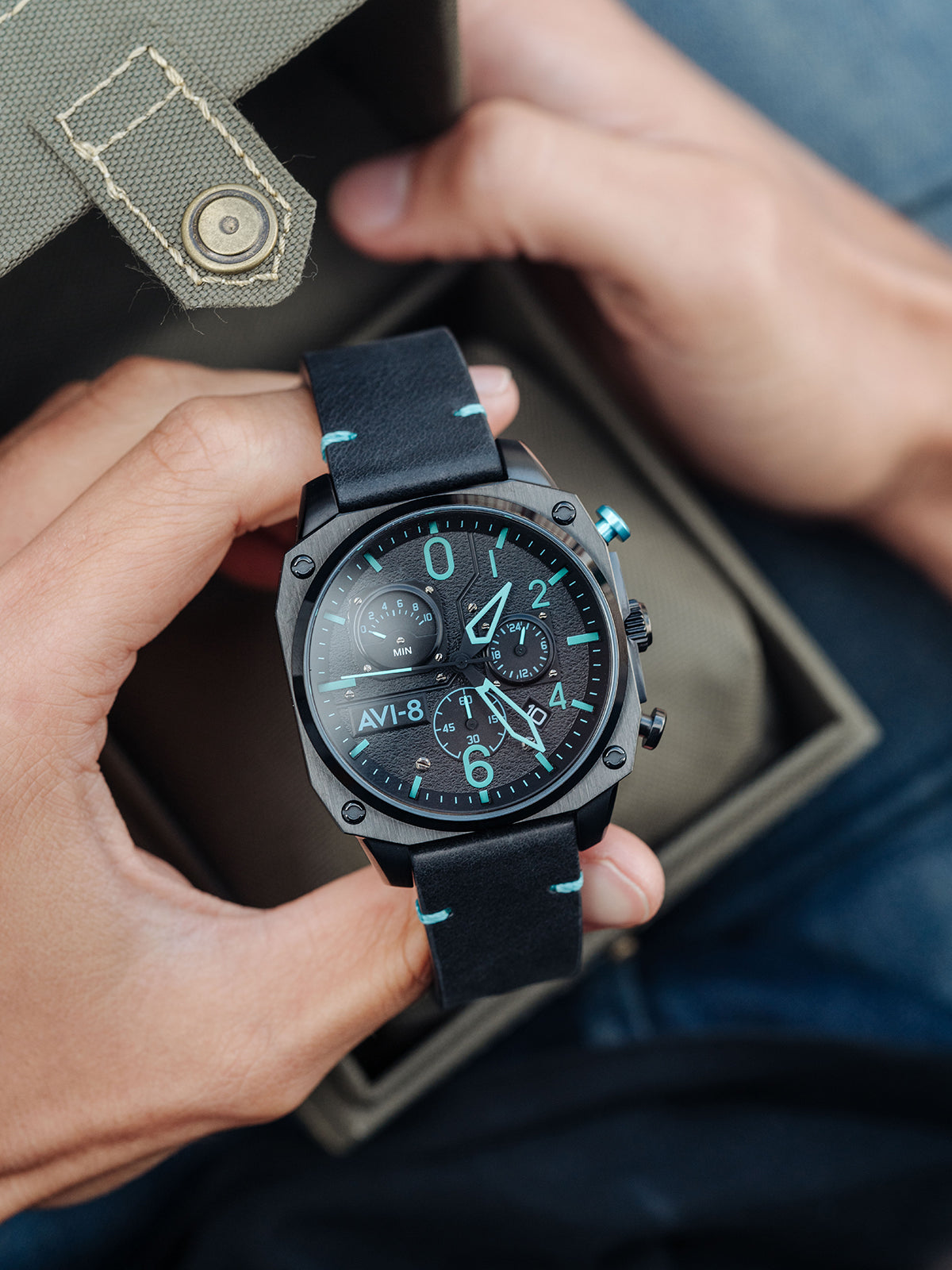 BLUE DIAMOND RETROGRADE CHRONOGRAPH 3