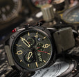 DEEP GREEN BLACK RETROGRADE CHRONOGRAPH 5