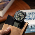 Hawker Hunter Retrograde Chronograph Green Dial / Leather | Green Dial