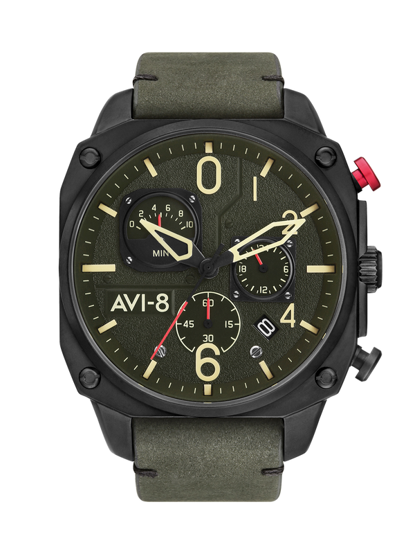 DEEP GREEN BLACK RETROGRADE CHRONOGRAPH 1