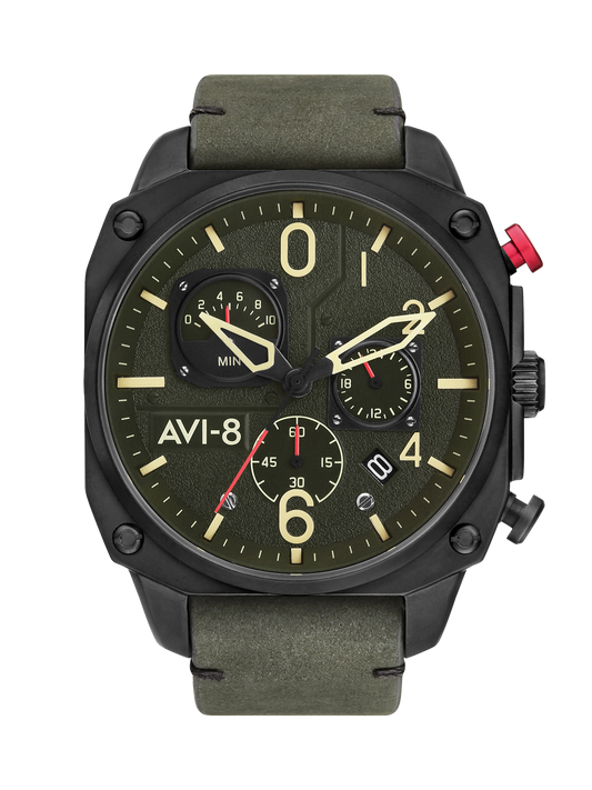 DEEP GREEN BLACK RETROGRADE CHRONOGRAPH 1