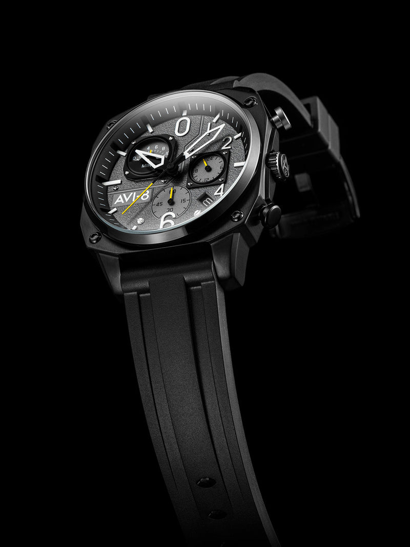 TACTICAL BLACK RETROGRADE CHRONOGRAPH 4