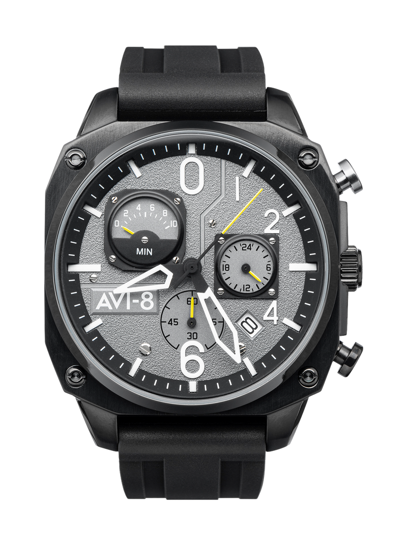 TACTICAL BLACK RETROGRADE CHRONOGRAPH 1