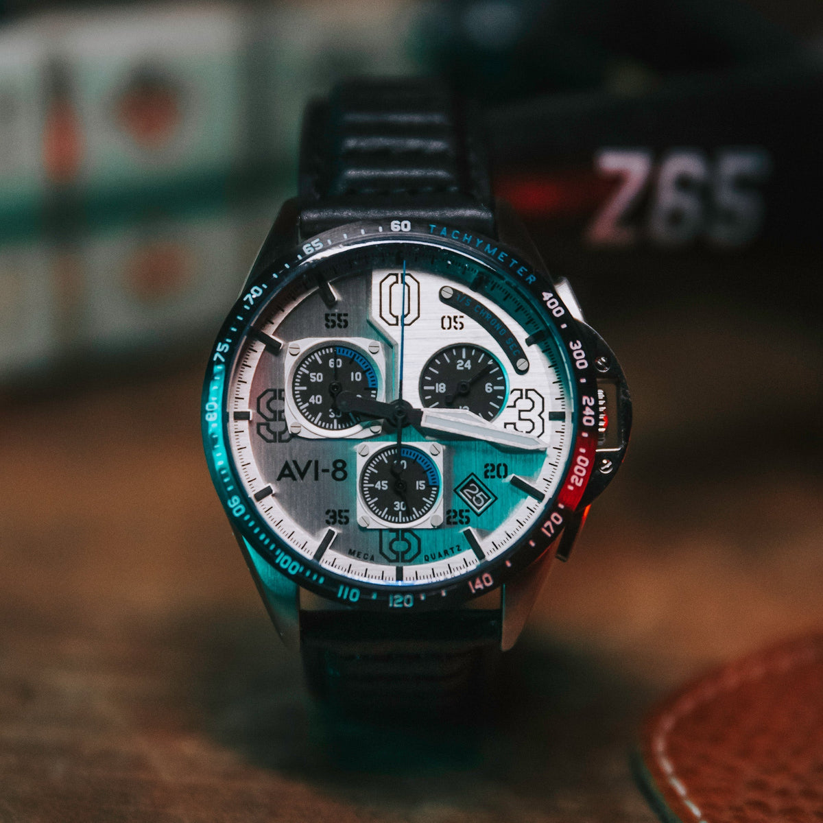 P-51 Mustang Blakeslee Chronograph White Dial / Leather | White Dial
