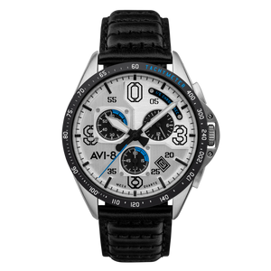 P-51 Mustang Blakeslee Chronograph White Dial / Leather | White Dial