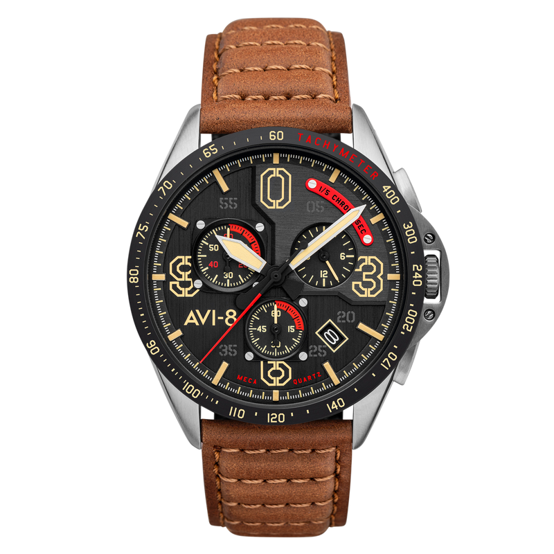P-51 Mustang Blakeslee Chronograph  | Black Dial