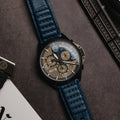 P51 Mustang Blakeslee Chronograph Gray / Leather Gray Dial
