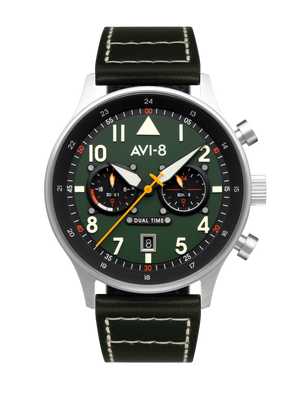 Hawker Hurricane Carey Dual Time Merville | Green Dial