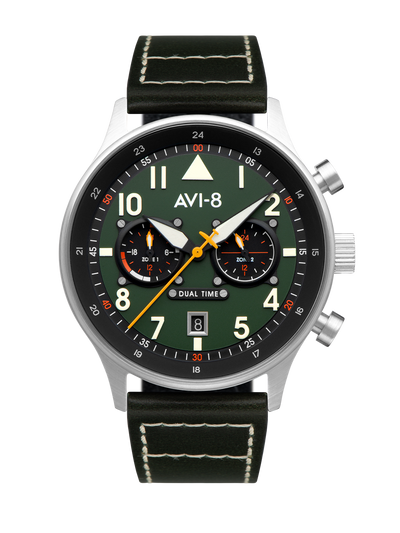 Hawker Hurricane Carey Dual Time Merville | Green Dial