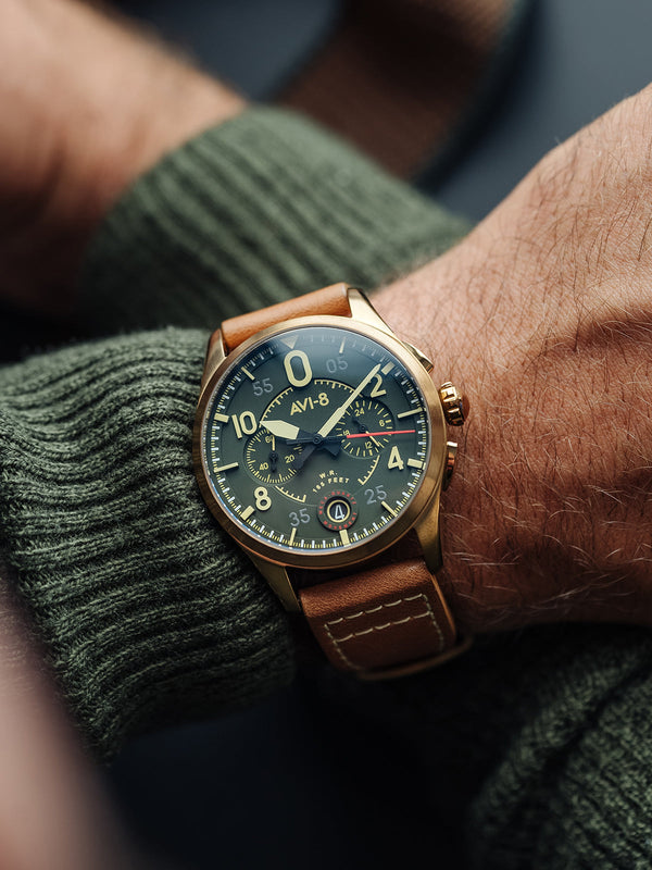 BRONZE GREEN LOCK CHRONOGRAPH 4