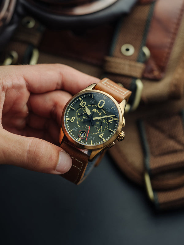 BRONZE GREEN LOCK CHRONOGRAPH 5