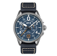 Spitfire Chronograph Blue / Leather | Blue Dial