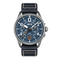 Spitfire Chronograph Blue / Leather | Blue Dial
