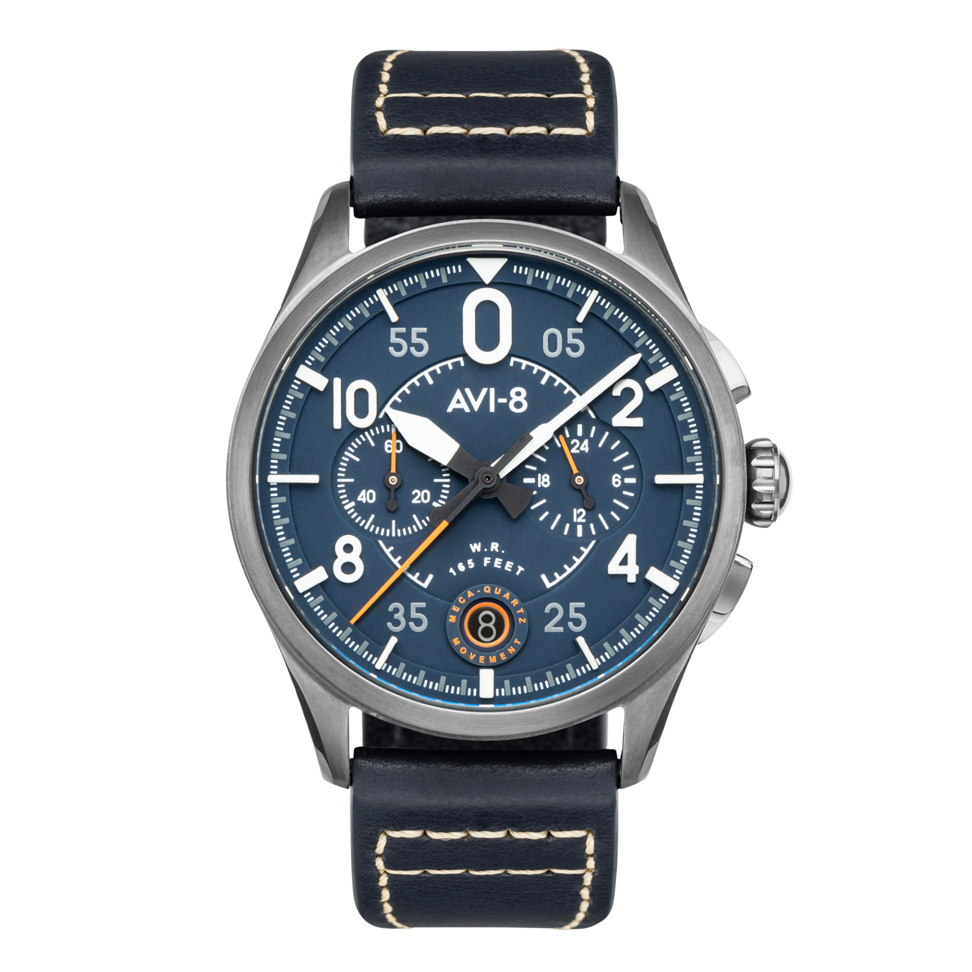 Spitfire Chronograph Blue / Leather | Blue Dial