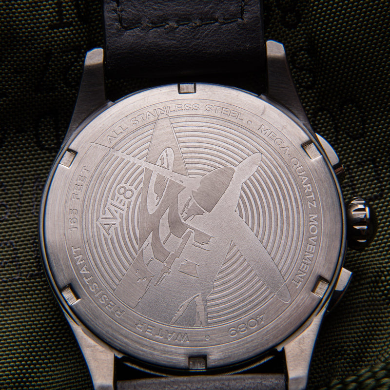 Spitfire Chronograph Blue / Leather | Blue Dial