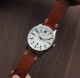 Hawker Hurricane Kent Automatic White / Leather | White Dial