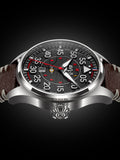 Hawker Hurricane Clowes Automatic Black / Leather | Black Dial