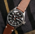 Hawker Hurricane Clowes Automatic Black / Leather | Black Dial