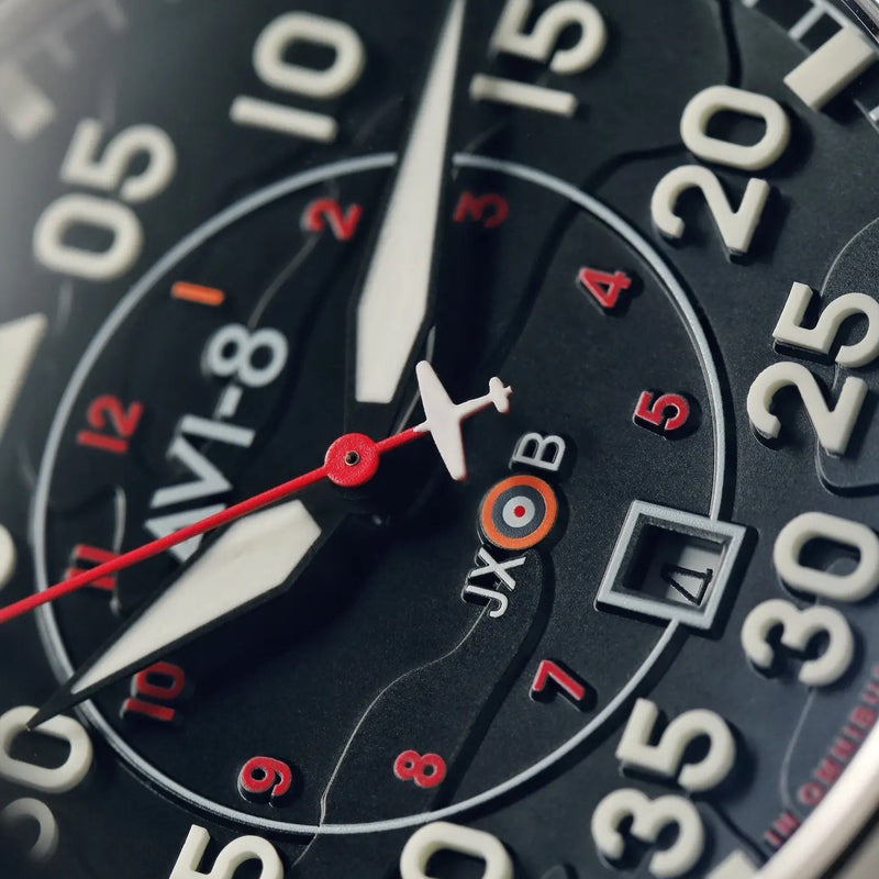 Hawker Hurricane Clowes Automatic Black / Leather | Black Dial
