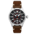 Hawker Hurricane Clowes Automatic Black / Leather | Black Dial
