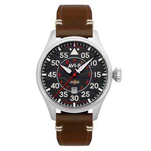 Hawker Hurricane Clowes Automatic Black / Leather | Black Dial