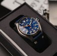 Hawker Hurricane Clowes Automatic Blue / Leather | Blue Dial