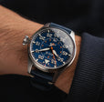 Hawker Hurricane Clowes Automatic Blue / Leather | Blue Dial