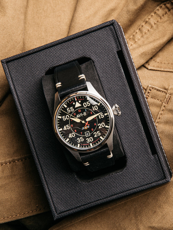 Hawker Hurricane Clowes Automatic Black Dial / Leather | Black Dial
