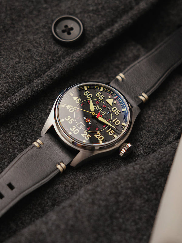 Hawker Hurricane Clowes Automatic Black Dial / Leather | Black Dial