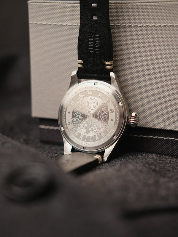 Hawker Hurricane Clowes Automatic Black Dial / Leather | Black Dial