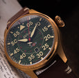 Hawker Hurricane Clowes Automatic Green / Leather | Green Dial