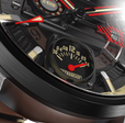 Hawker Harrier Farley Multifunction Black & Brown / Leather | Black Dial