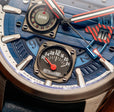 Hawker Harrier Farley Multifunction Blue / Leather | Blue Dial