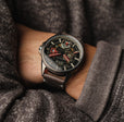 Hawker Harrier Farley Multifunction Quartz Black / Leather | Black Dial