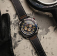 Hawker Hunter Atlas Dual Time Chronograph Blue / Leather | Blue Dial