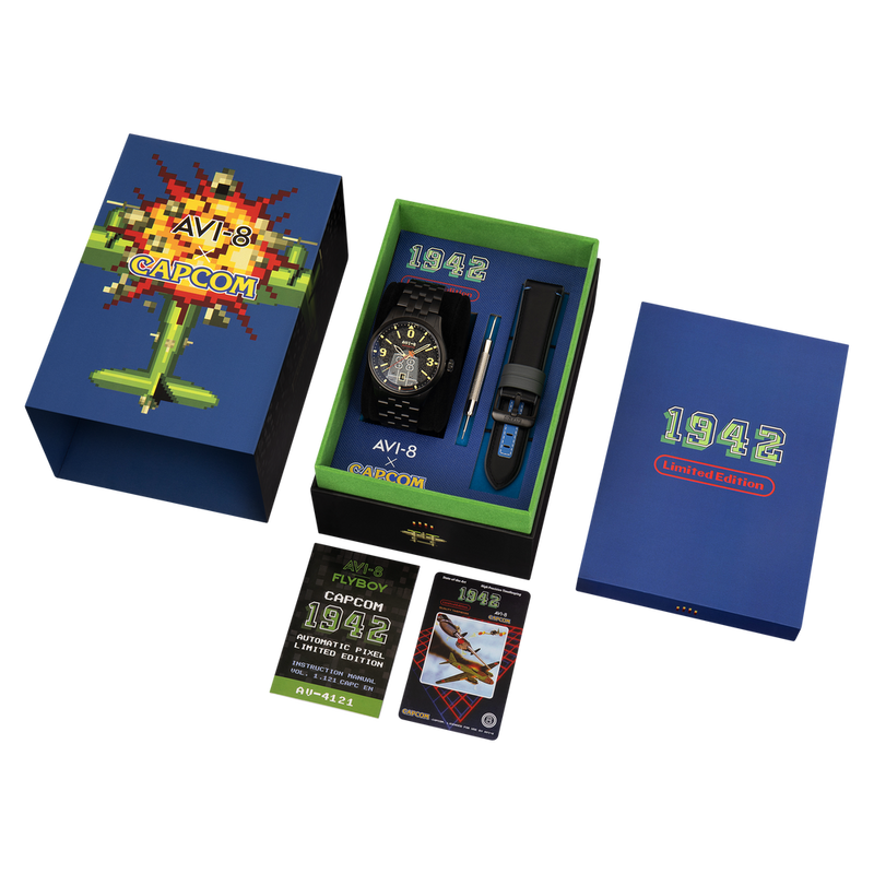 AVI-8 Flyboy CAPCOM 1942 Automatic Pixel Limited Edition Black