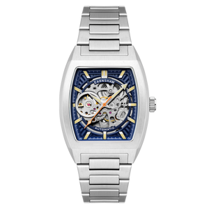 Heritage Wellington Skeleton Automatic Blue / Stainless Steel Blue Dial